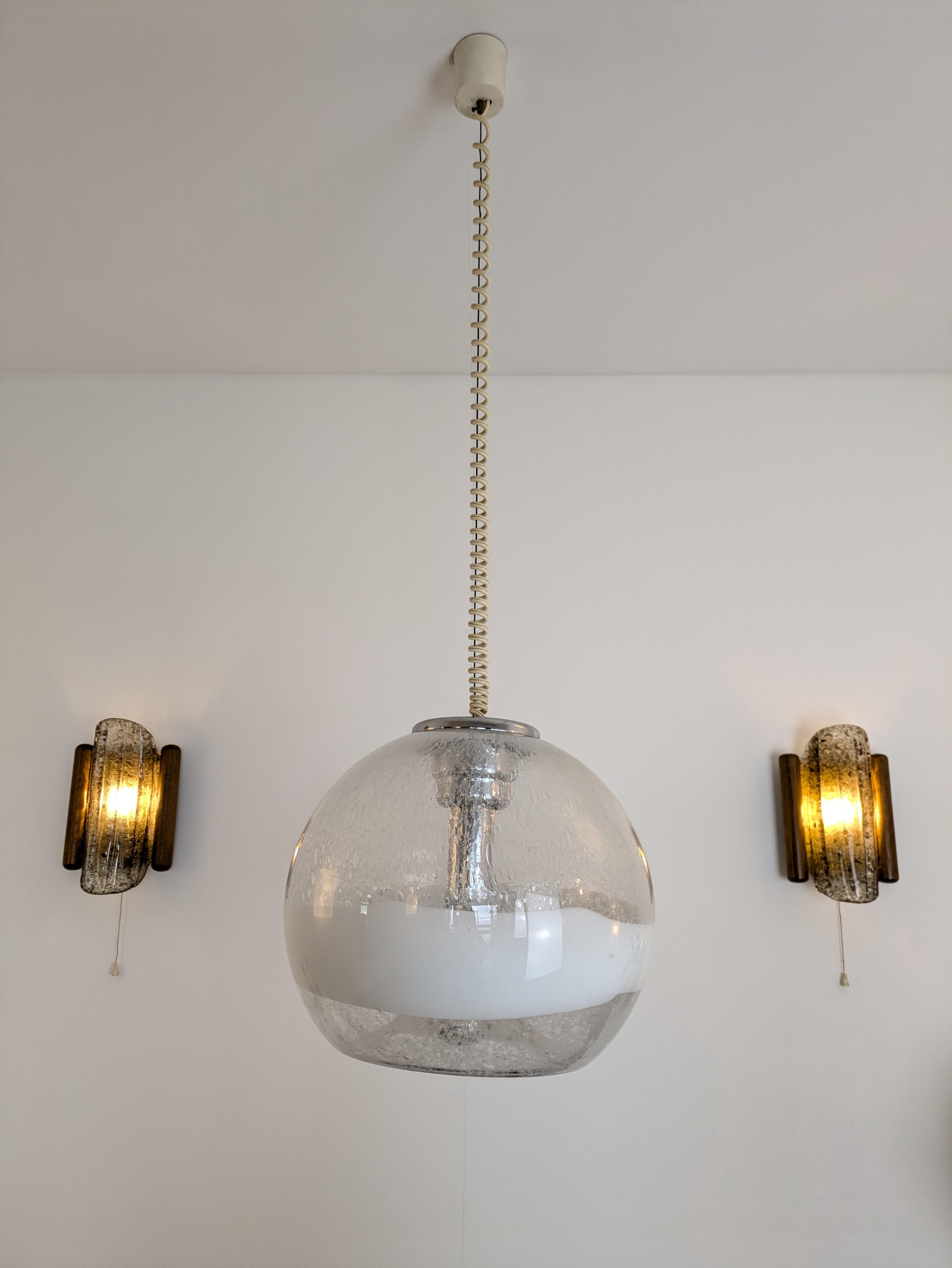 Colgante de cristal de Murano globo 35, Sothis, Ettore Fantasia, Gini Poli, Murano, 1970 en venta 11