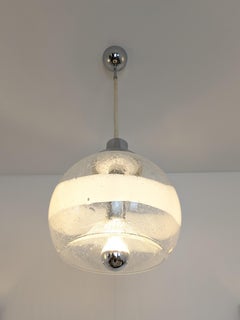 Pendant Murano Glass globe 35, Sothis, Ettore Fantasia, Gini Poli, Murano, 1970