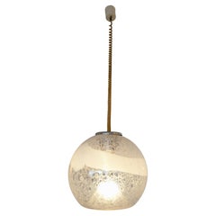 Pendant Murano Glass globe 35, Sothis, Ettore Fantasia, Gini Poli, Murano, 1970