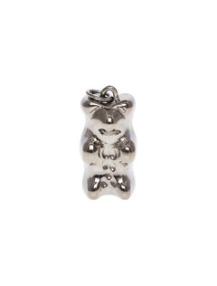 Pendant Necklace Gummy Bear Black Rhodium Naked Unisex Silver Greek Jewelry