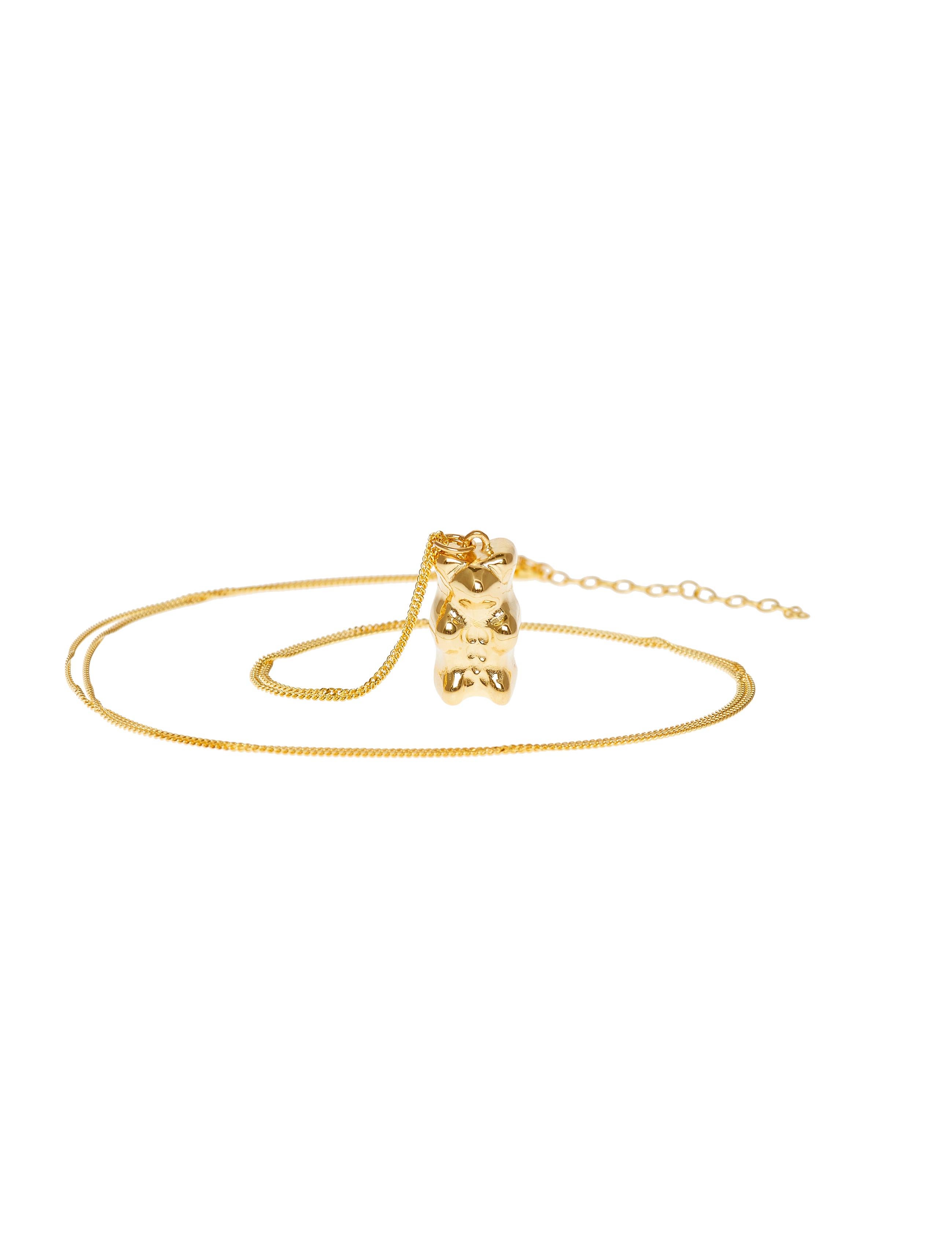 gummy bear necklace gold