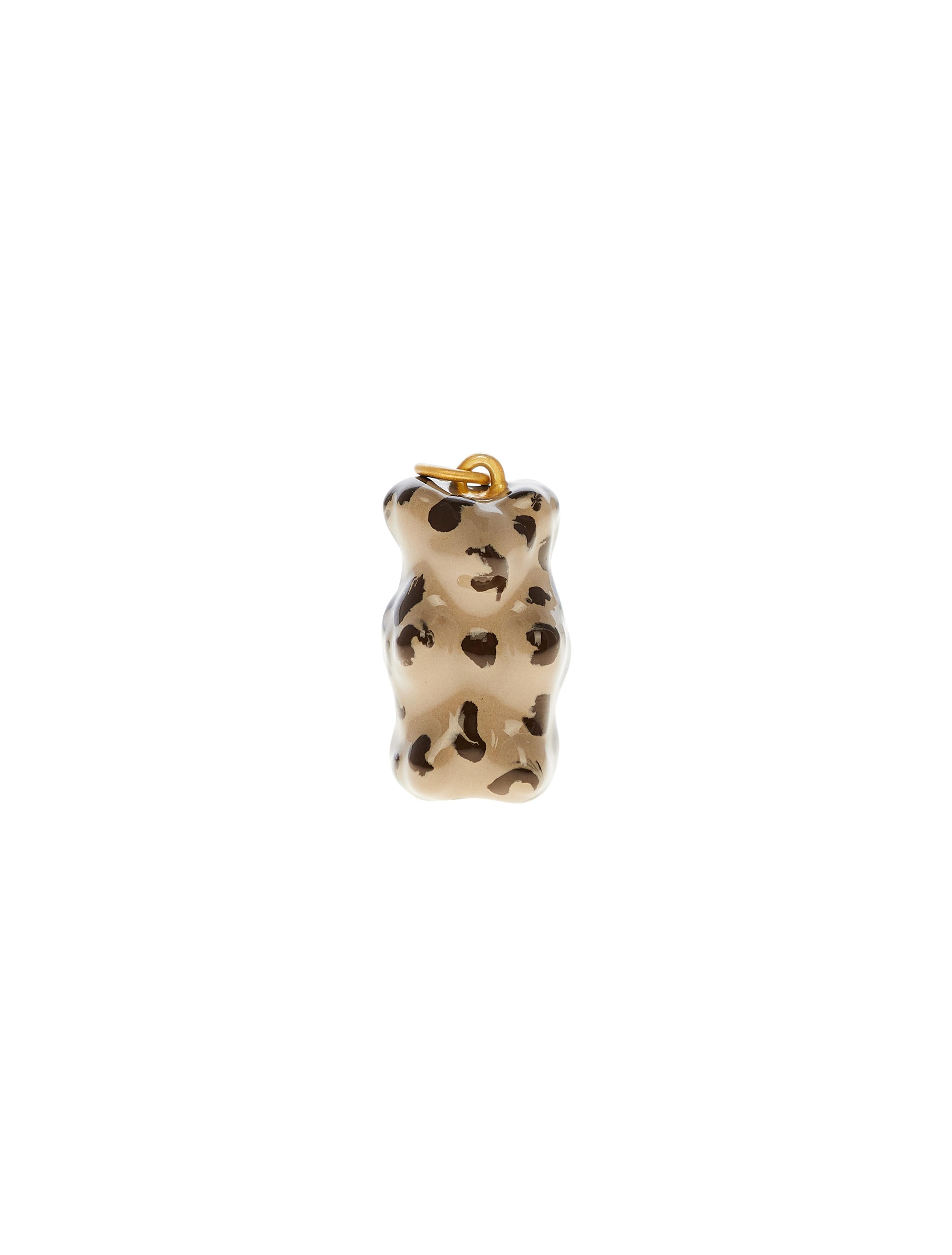 Grape  Gummy bear 


18K gold plated silver gummy bear pendant on silver gold plated chain with transparent opaque enamel coverage. 

The Gummy Project by Maggoosh is a capsule collection inspired by the designer's life in New York City and her