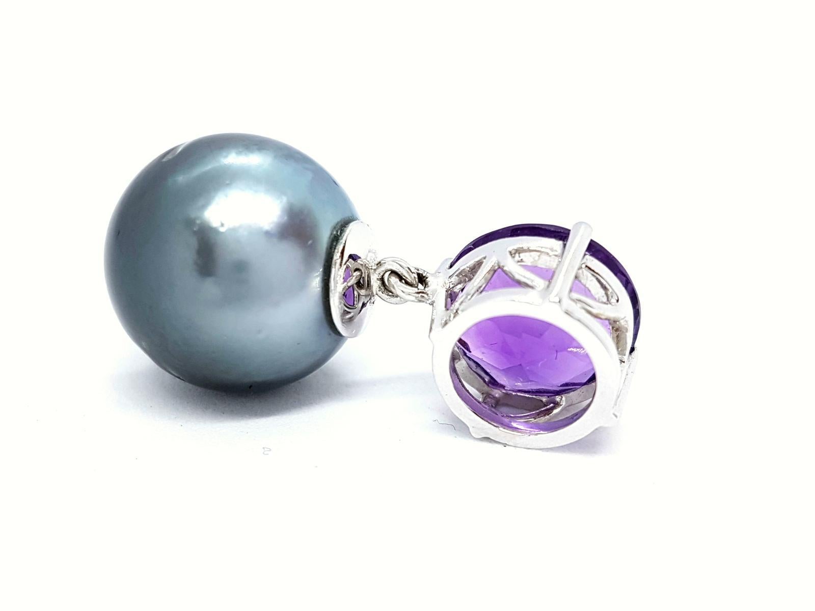 Women's Pendant Necklace White Gold Pearl For Sale