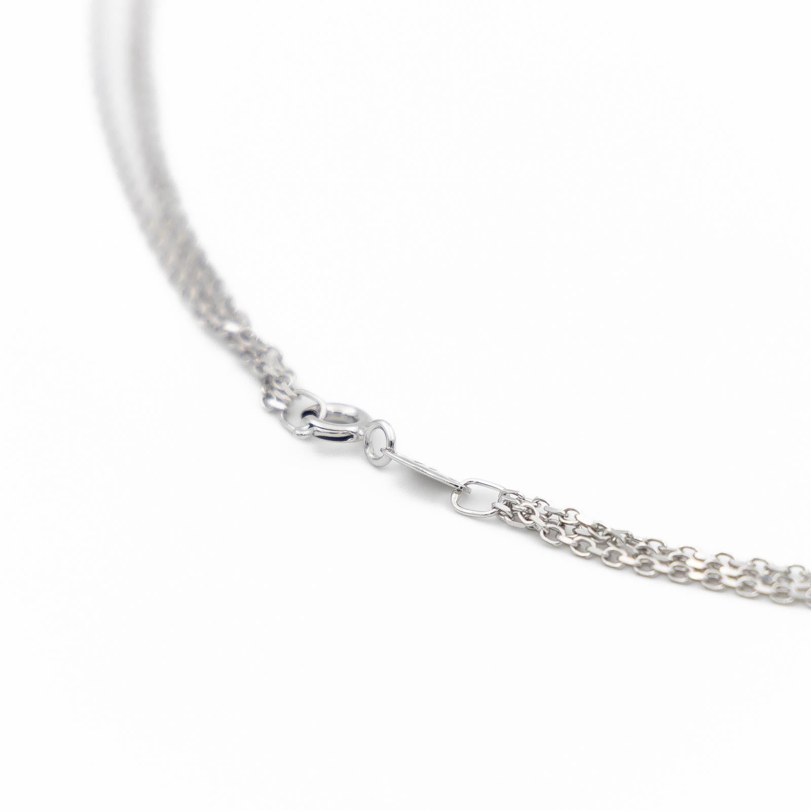 Pendant Necklaces White Gold Diamond For Sale 3