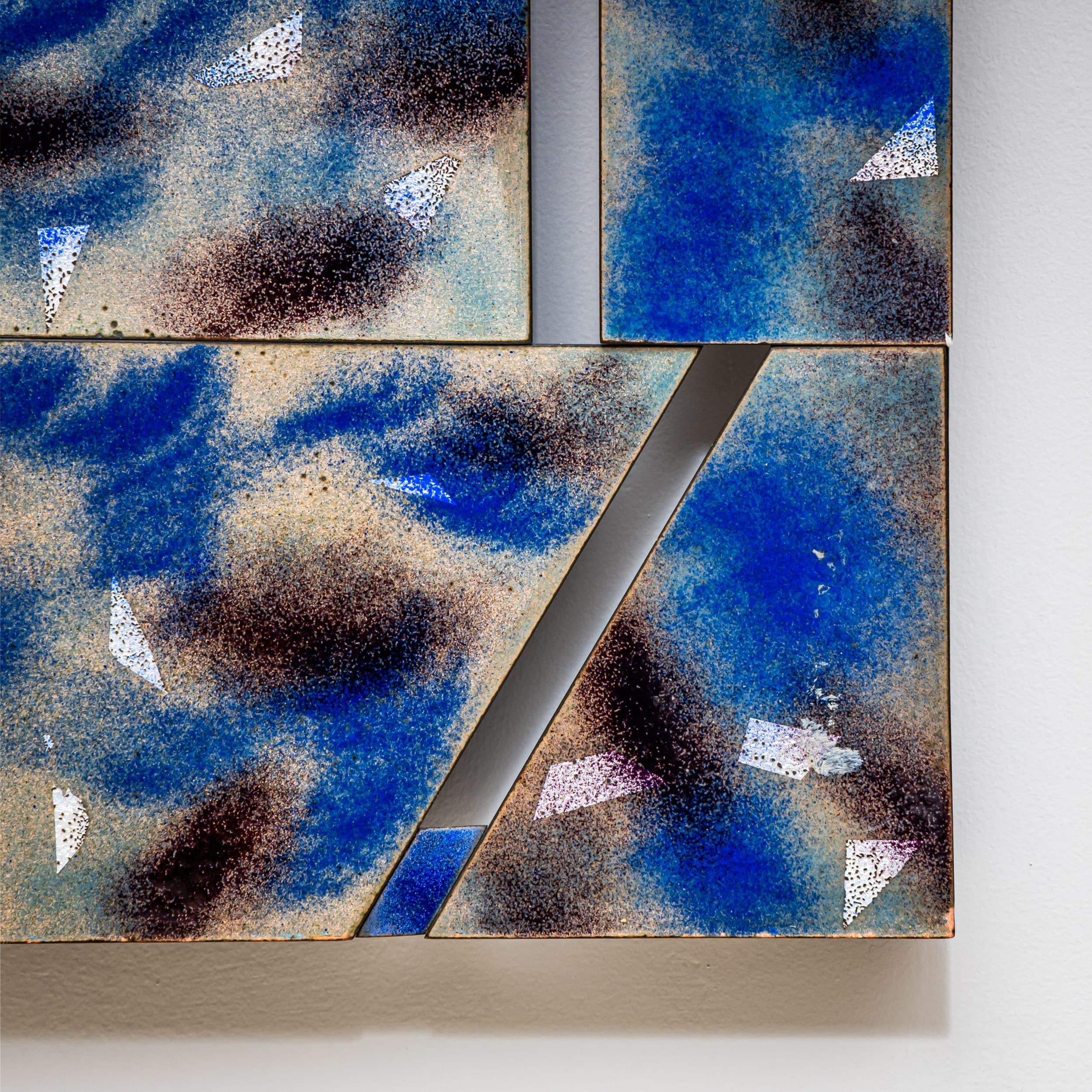 Pendentif de compositions abstraites de Paolo De Poli (Italie, 1905-1996) en vente 1