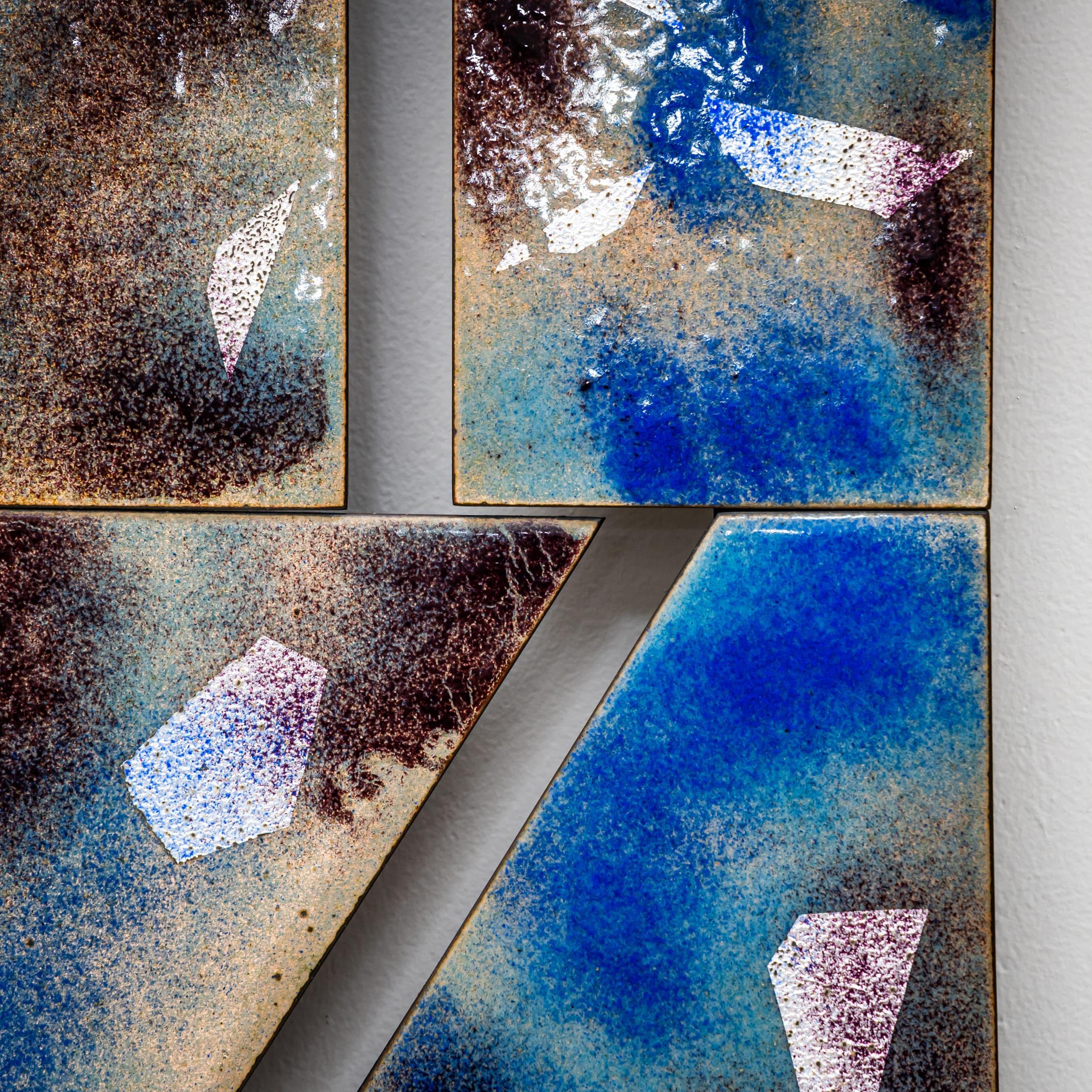 Pendentif de compositions abstraites de Paolo De Poli (Italie, 1905-1996) en vente 2