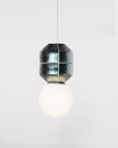 Pendant organic modern ceramic Lamp mid-century brutalist wabi sabi lighting