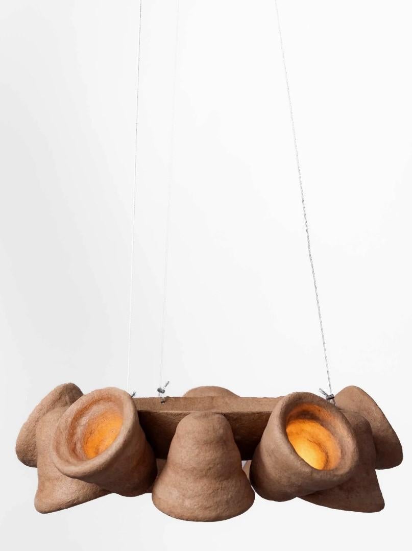 Hängeleuchte Keramik Modern Keramik Lampe Kronleuchter Beleuchtung Hängende Glocke JAR Decke (Ukrainisch) im Angebot