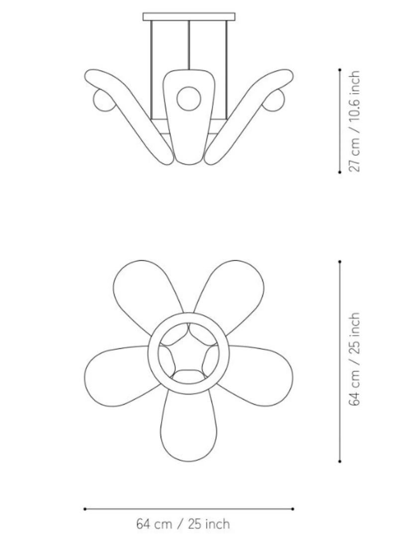 Hängeleuchte Keramik organisch modern Keramik Lampe Kronleuchter Beleuchtung hängend  Decke (21. Jahrhundert und zeitgenössisch) im Angebot