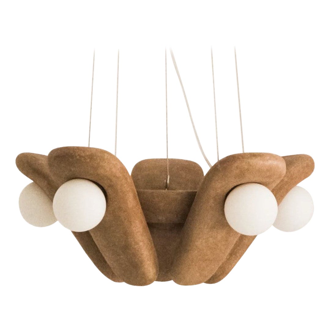 Pendant pottery organic modern ceramic Lamp chandelier lighting hanging  ceiling