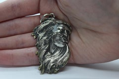 Sterling Silver Pendant, Clori, Handmade, Italy