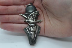 Sterling Silver Pendant, Magritte, Handmade, Italy