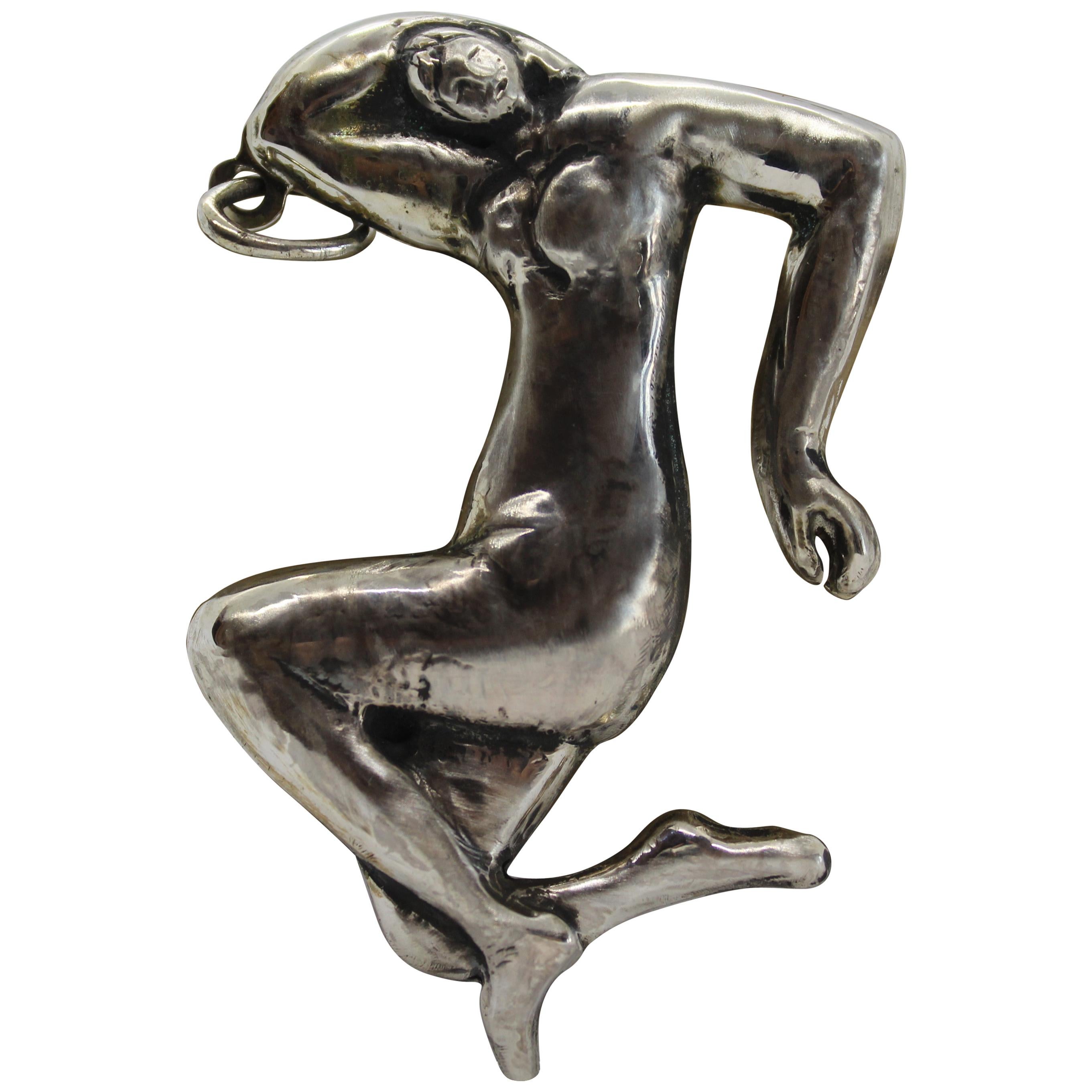 Anhänger aus Sterlingsilber,  Handgefertigte Matisse, Italien im Angebot