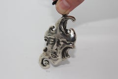 Colgante de plata de ley,  Fantasía , Hecho a mano, Italia