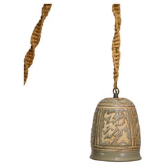 Pendant Swag Lamp, American Art Studio Pottery 1950s