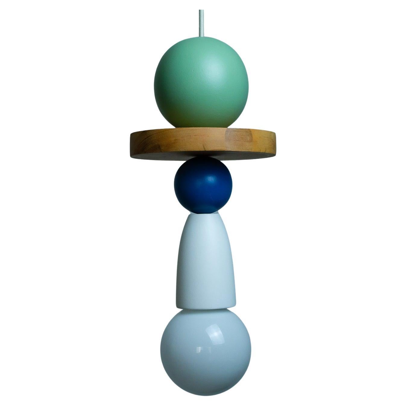 Colgante Trem das Cores 8 - Diseño brasileño en madera