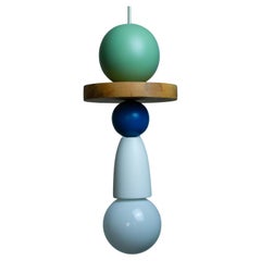 Colgante Trem das Cores 8 - Diseño brasileño en madera