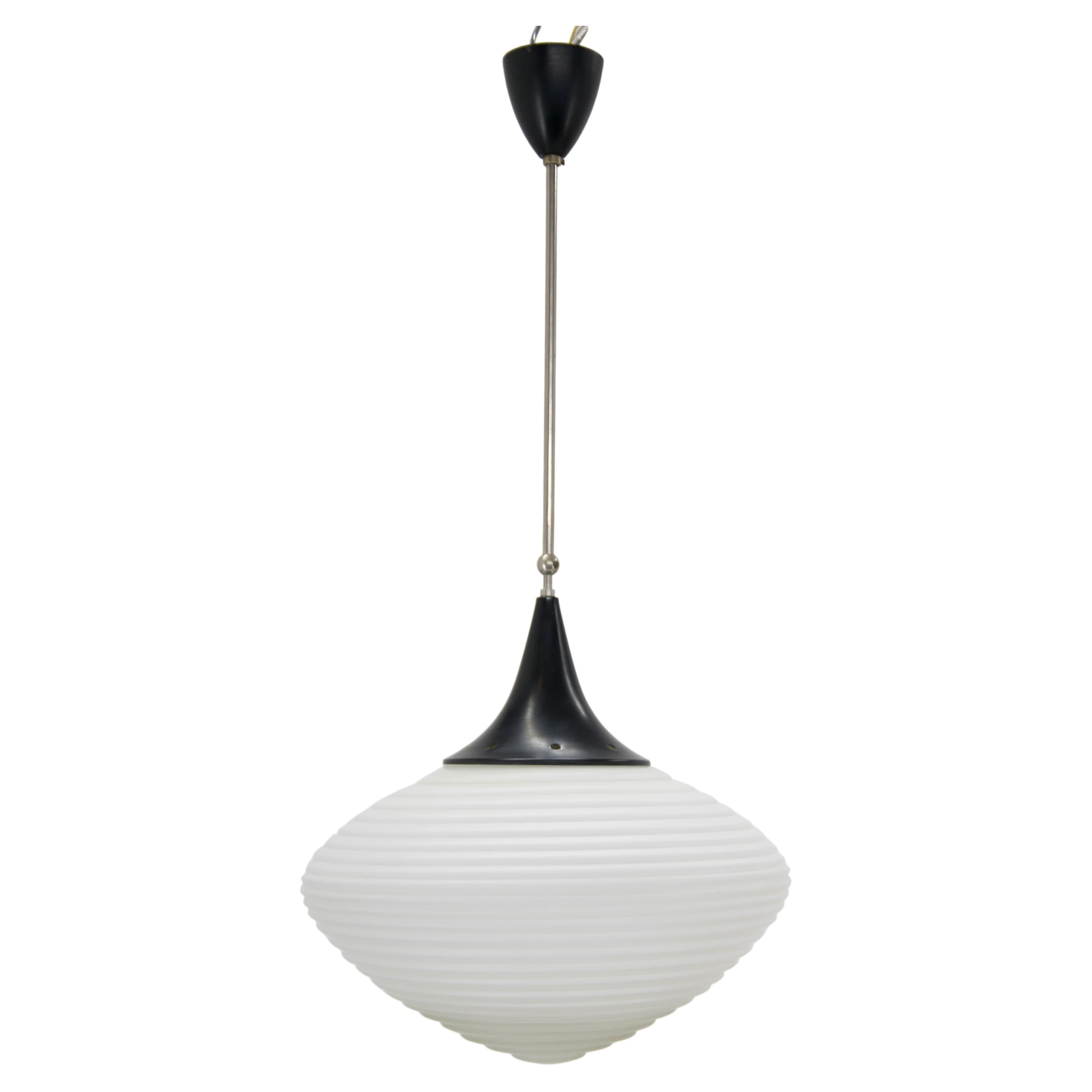 Adjustable Height Hanging Light with Counter Weight at 1stDibs