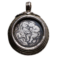 Pendant with Agnus Dei and the Virgin Mary with the Child late 15th Century