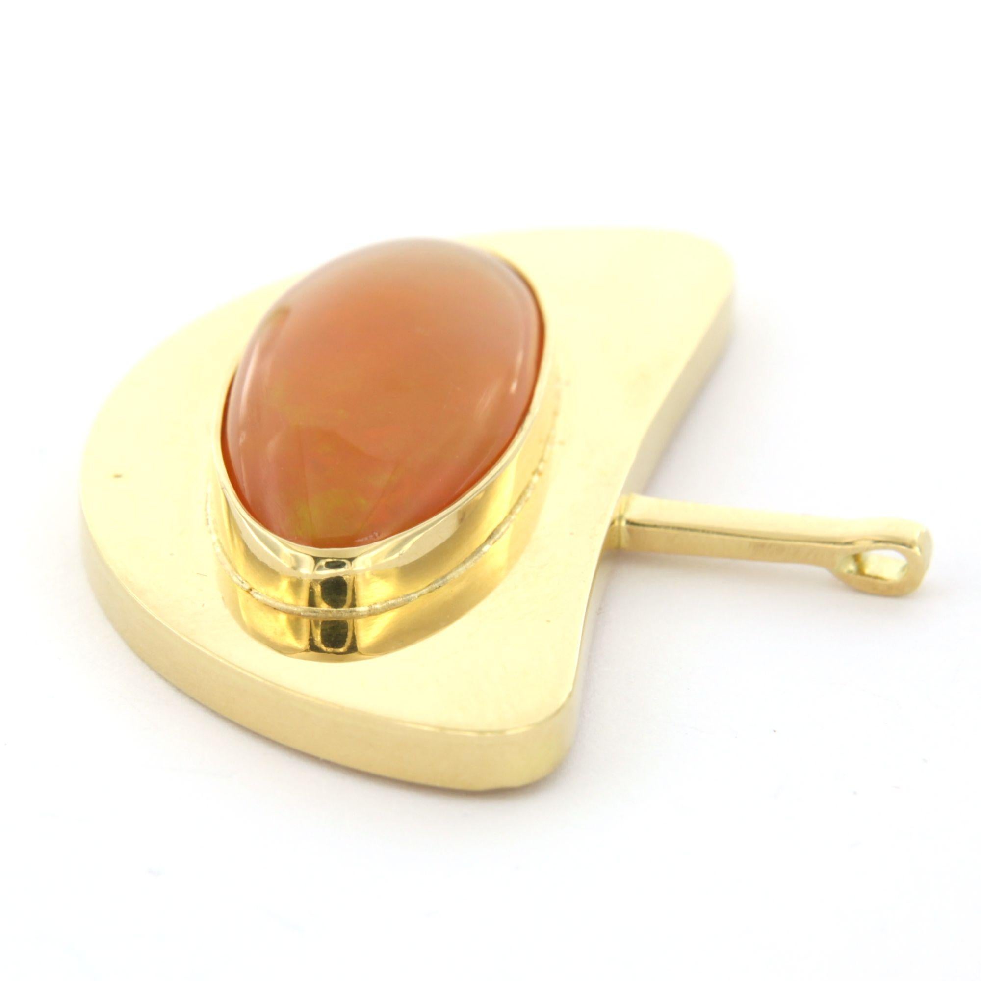 Moderne Pendentif avec opale Or jaune 18k 15,0 grammes en vente