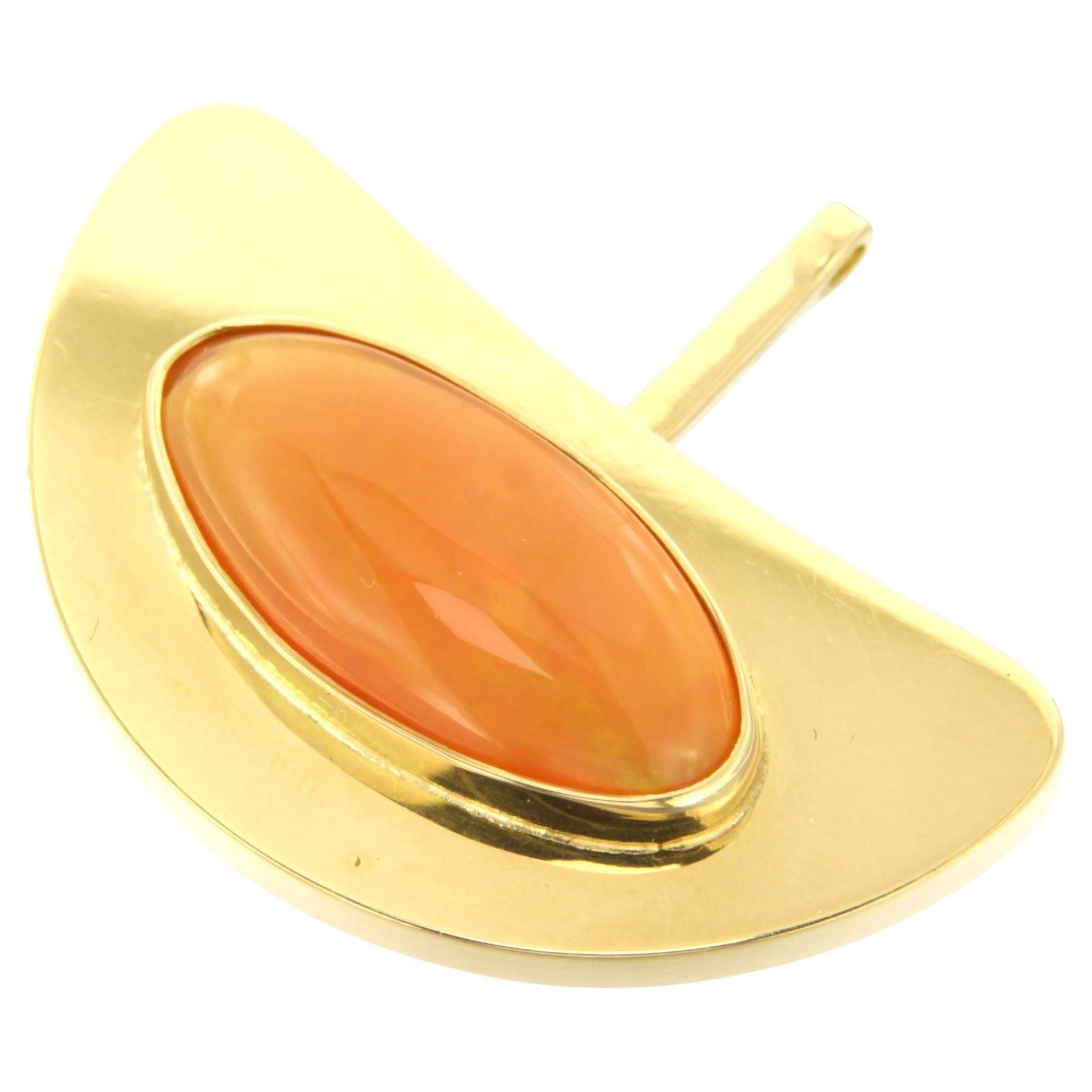 Ciondolo con opale in oro giallo 18k 15,0 grammi