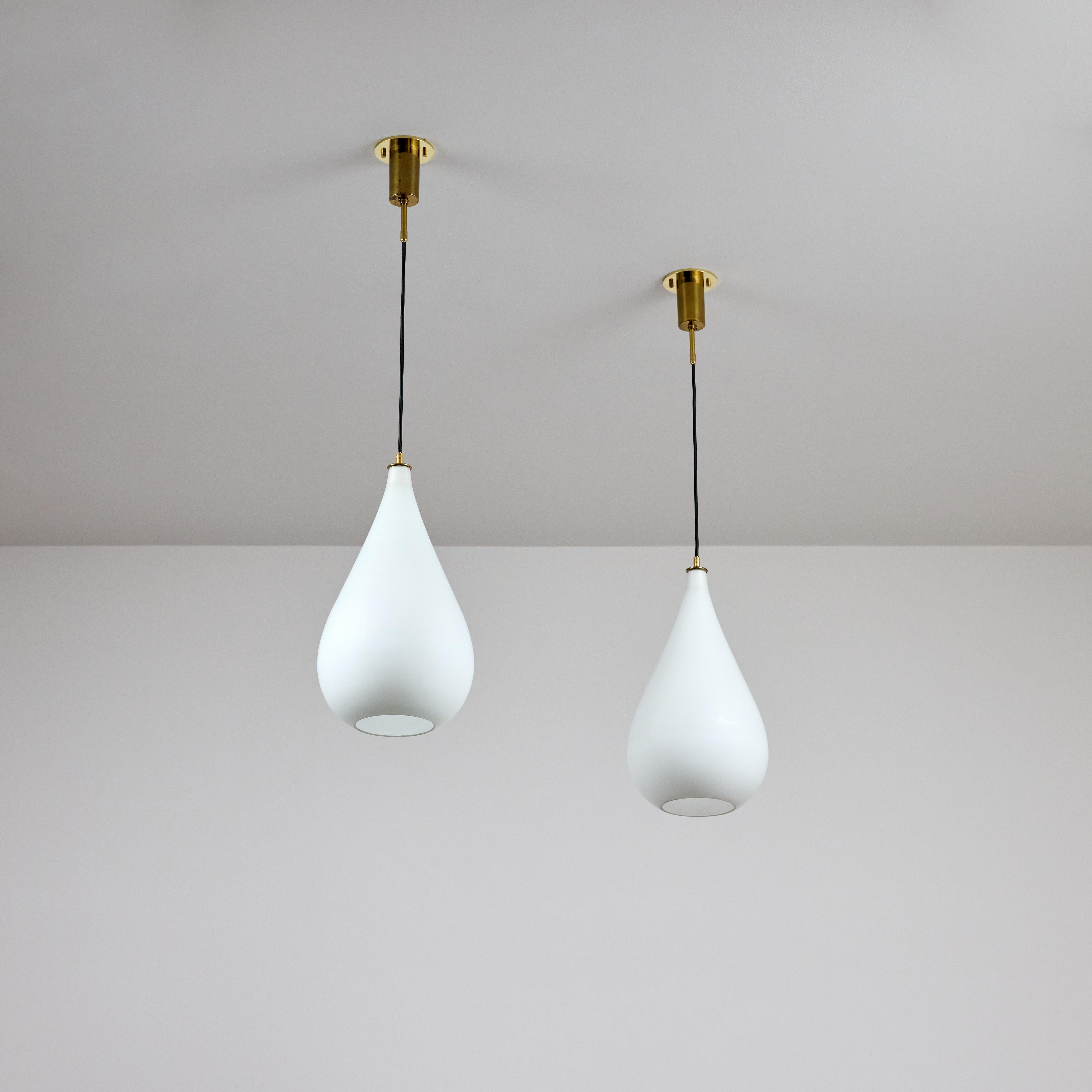 Patinated Pendants by Stilnovo For Sale