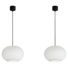 Pendants in White Glass
