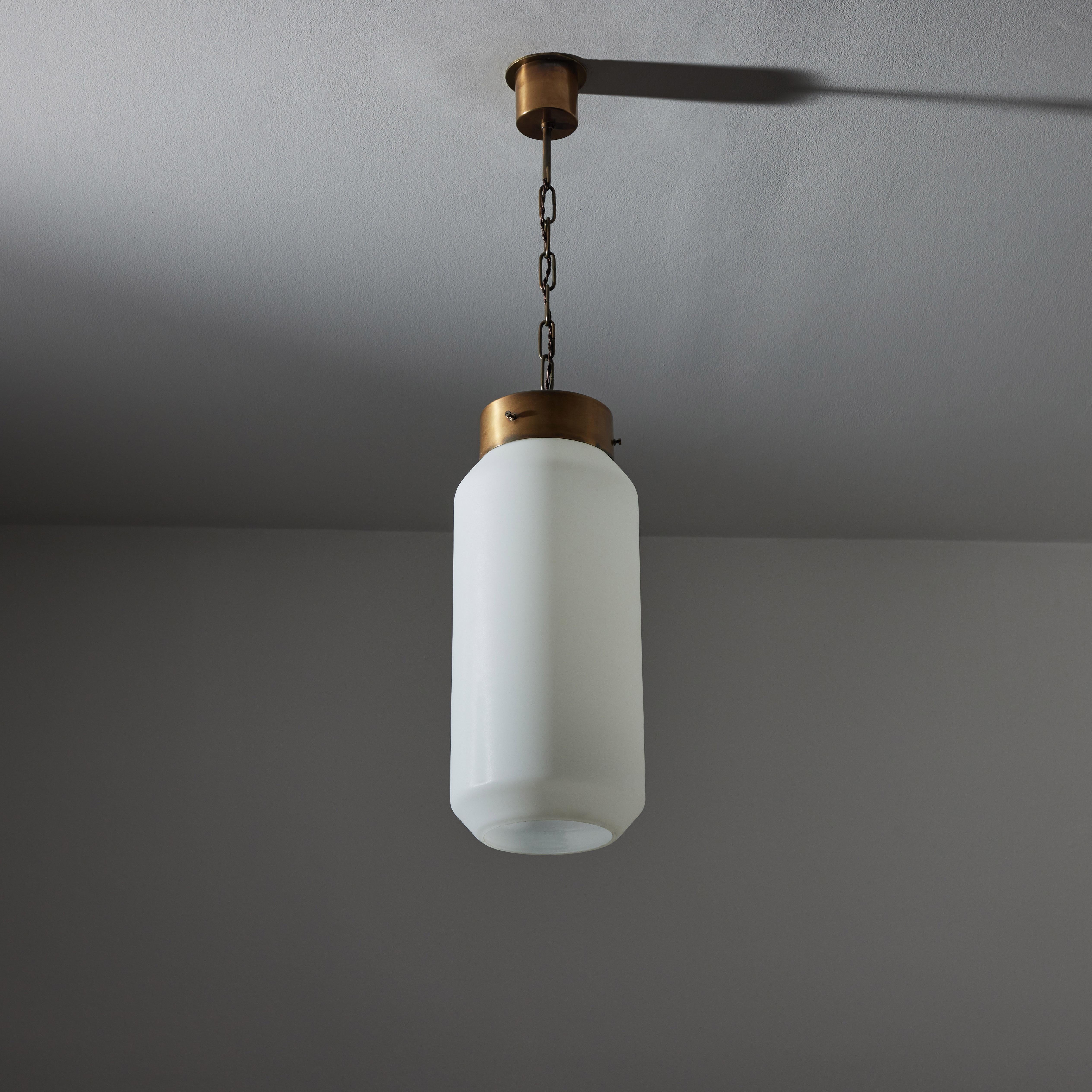 Mid-Century Modern Single Ceiling Light by Caccia Dominioni for Azucena For Sale