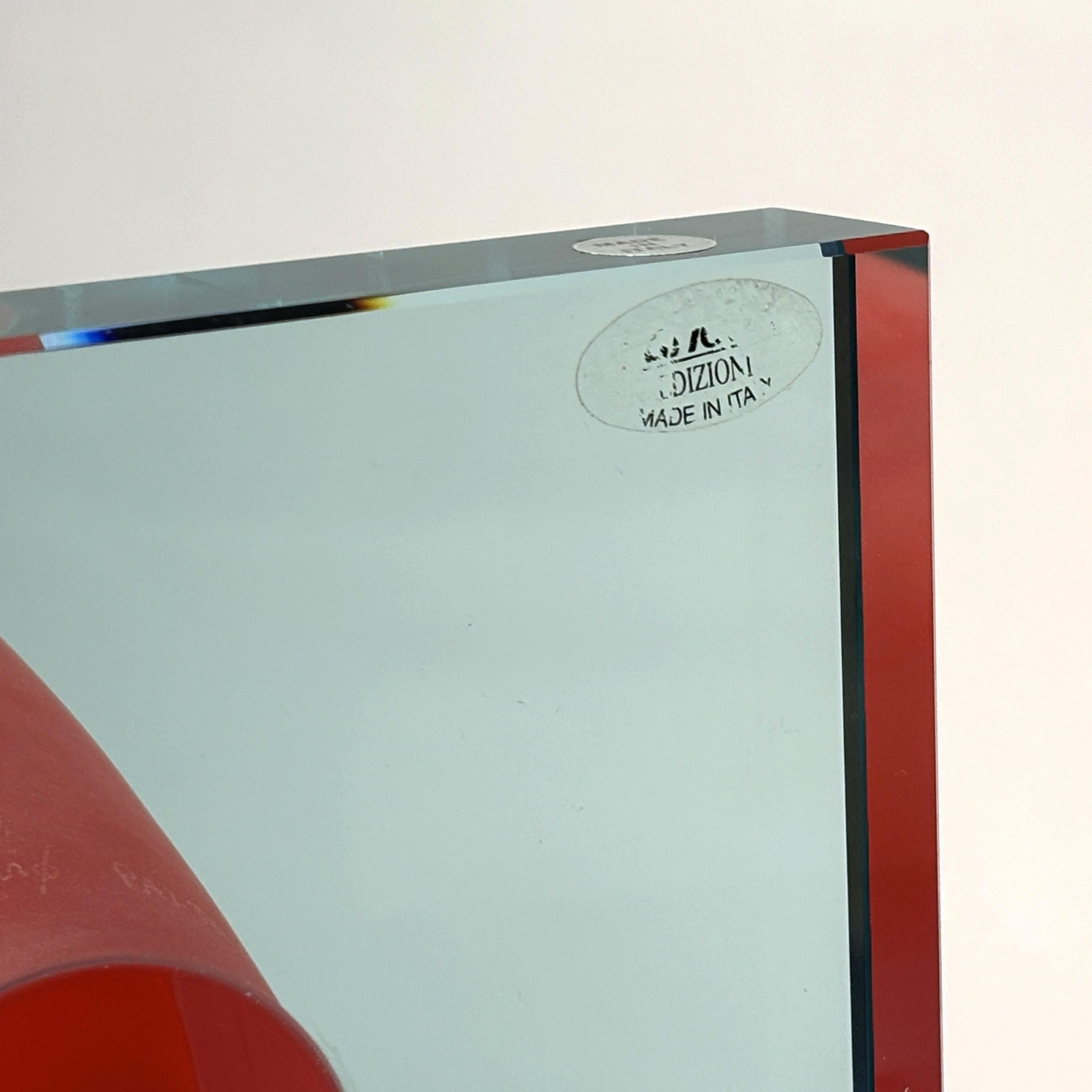 Vetro intagliato Vaso Pende di David Palterer in vendita