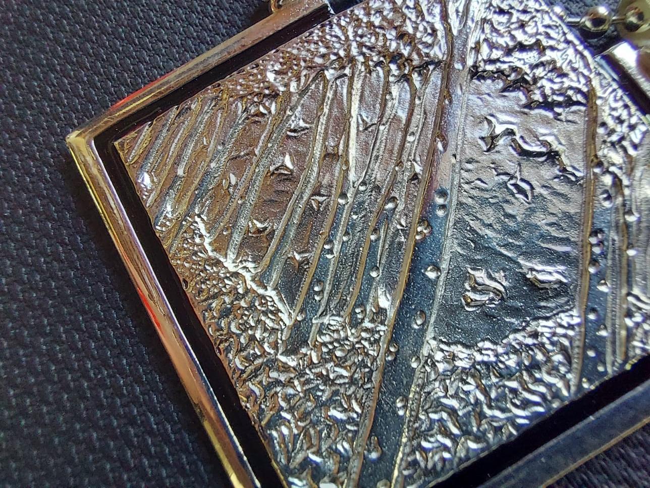 Ciondolo, Into the Woods, Argento 925, Regalo di lusso, Fatto a mano, Italia in vendita 3