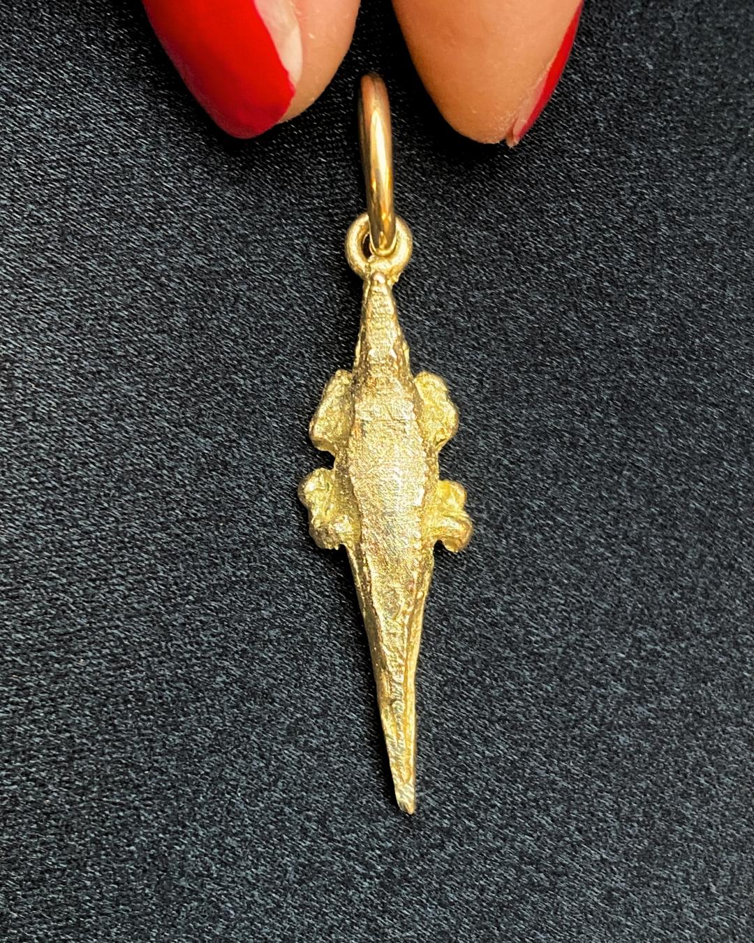da uomo o donna Pendente Animalier in oro 18kt Animale Sacro 