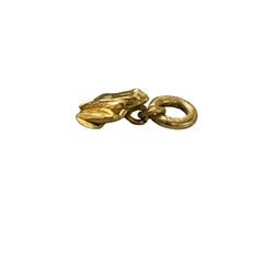 Animalier Pendant in 18kt Gold Sacred Animal "Frog"