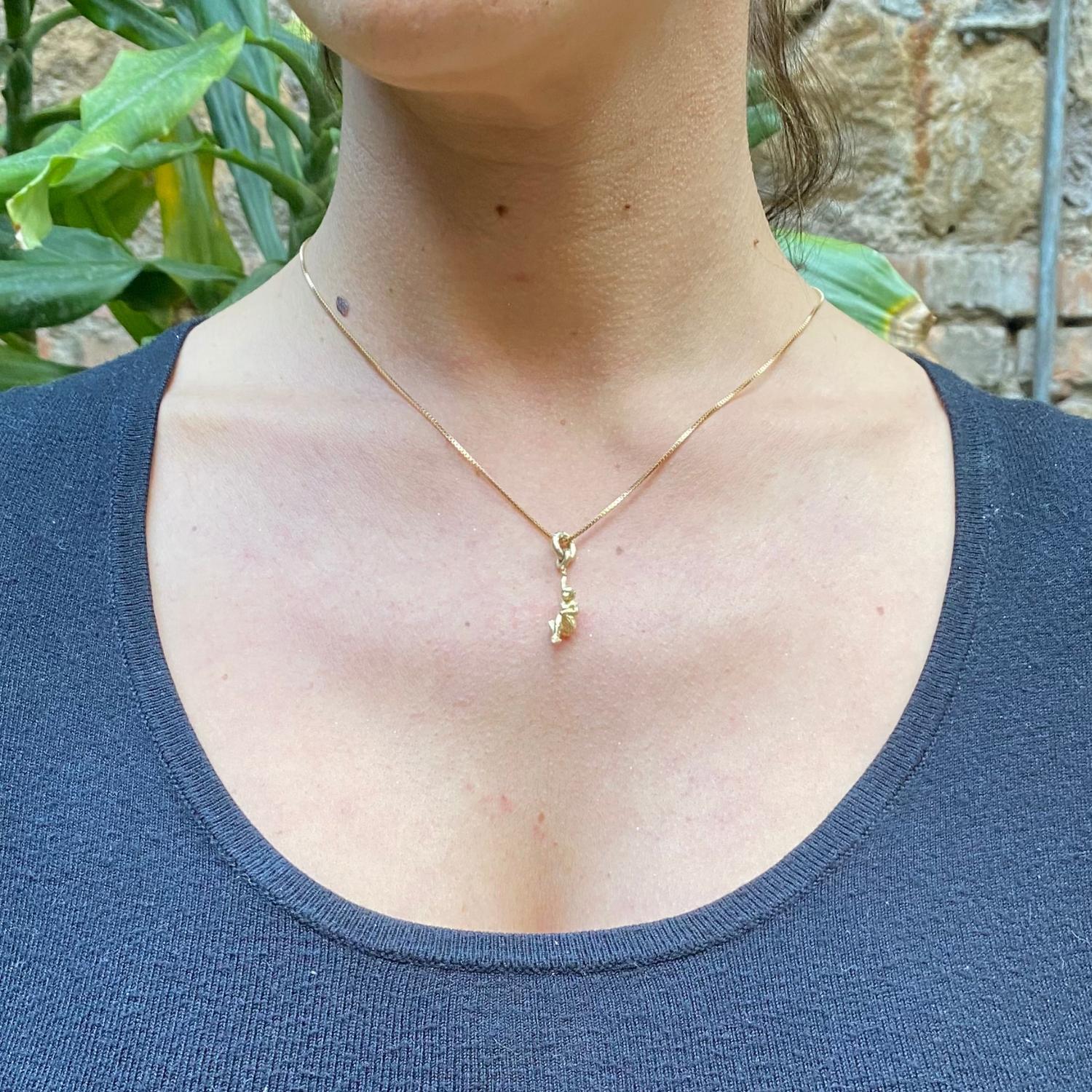 Animalier Pendant in 18kt Gold Sacred Animal 