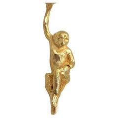 Pendente Animalier in oro 18kt Animale Sacro "Scimmia"