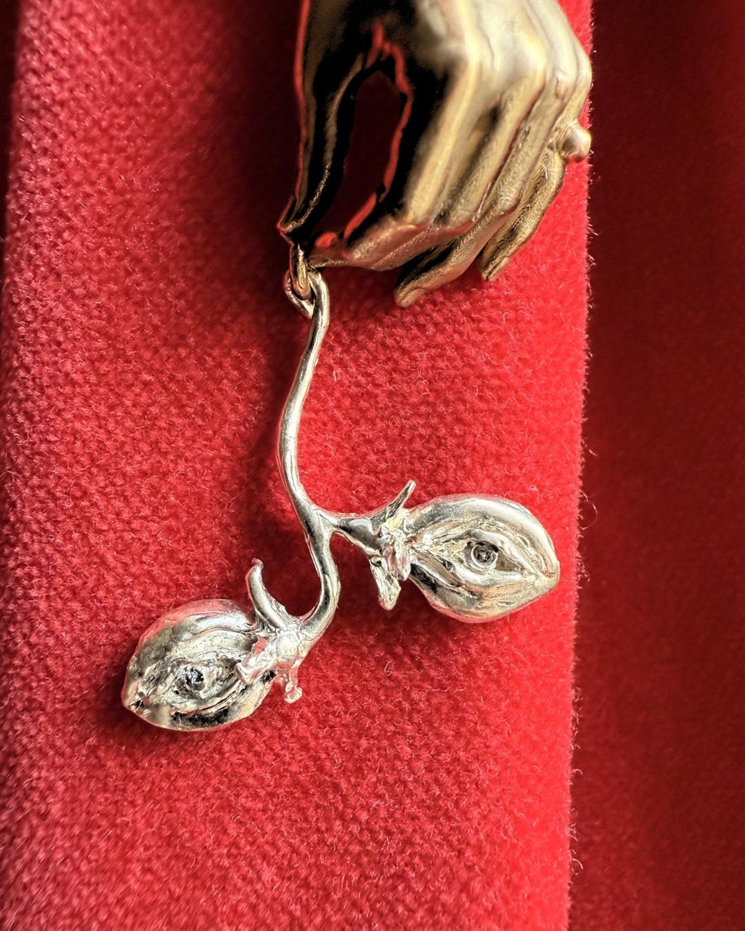 Pendente oro 9Kt scultura 