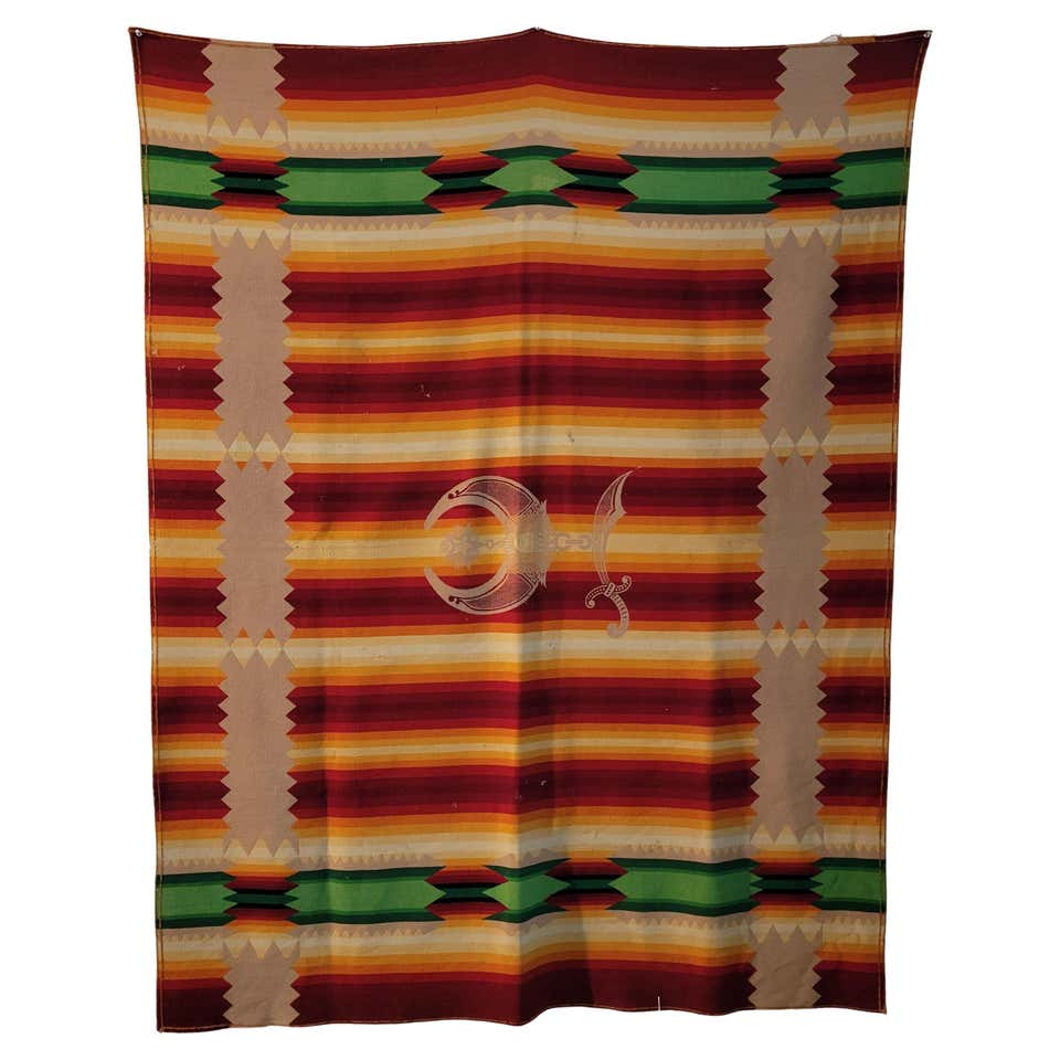 Pendleton Indian Design Cayuse Child's Blanket at 1stDibs