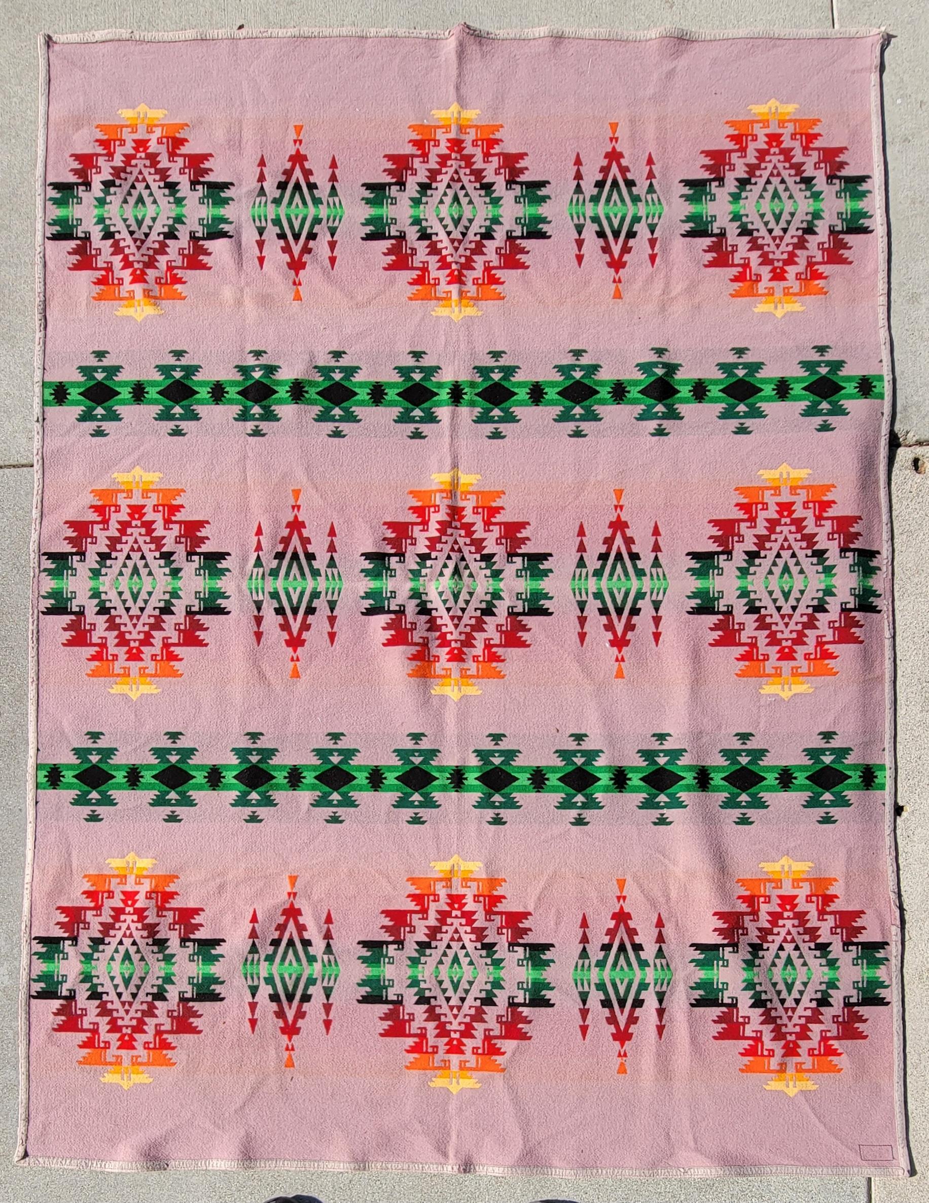 Lana Coperta Pendleton Indian Design ( Cayuse ) in vendita
