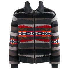 PENDLETON Veste « High Grade Westernwear » multicolore à imprimé sud-ouest des années 1990