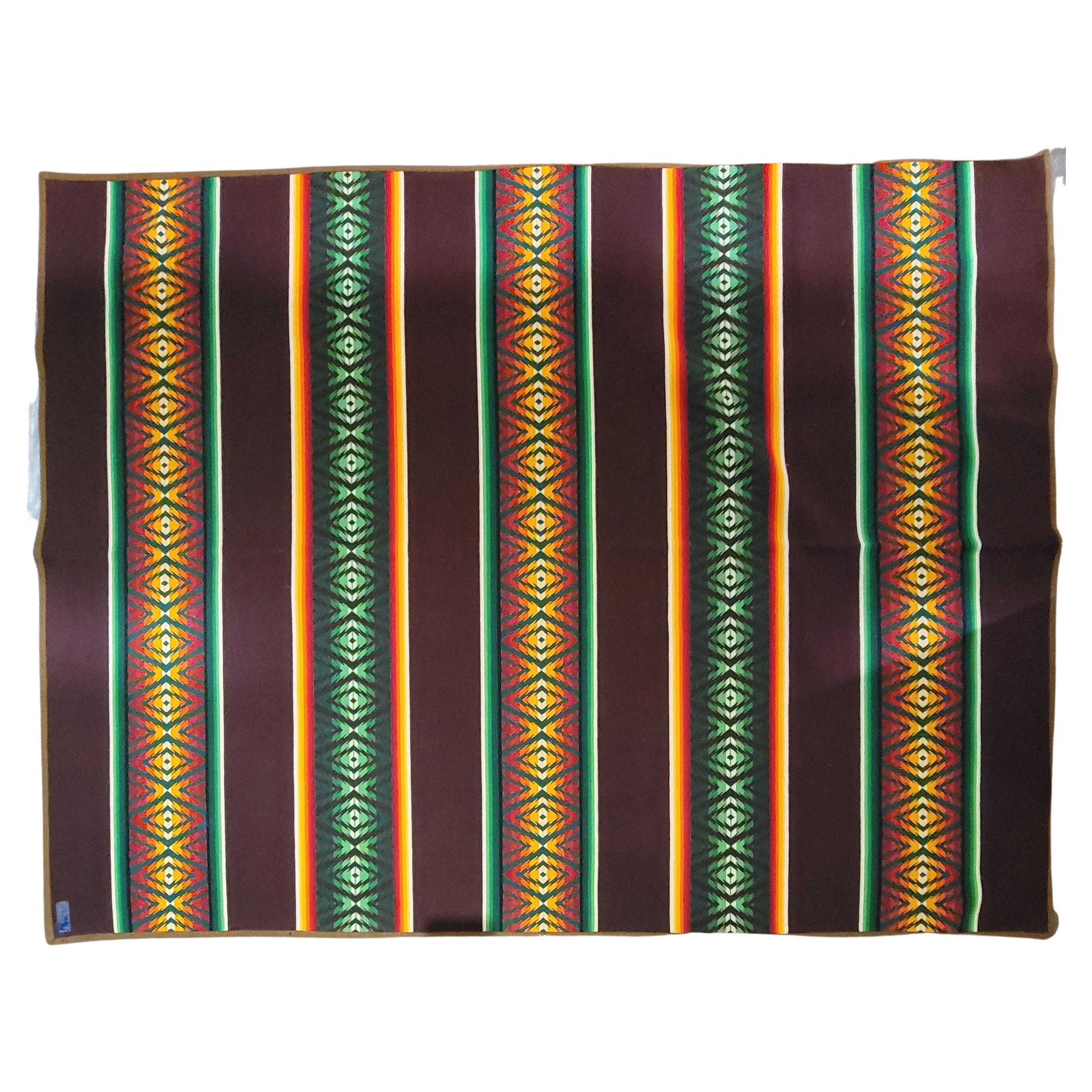 Pendleton Cayuse Indian Design Camp Blanket For Sale