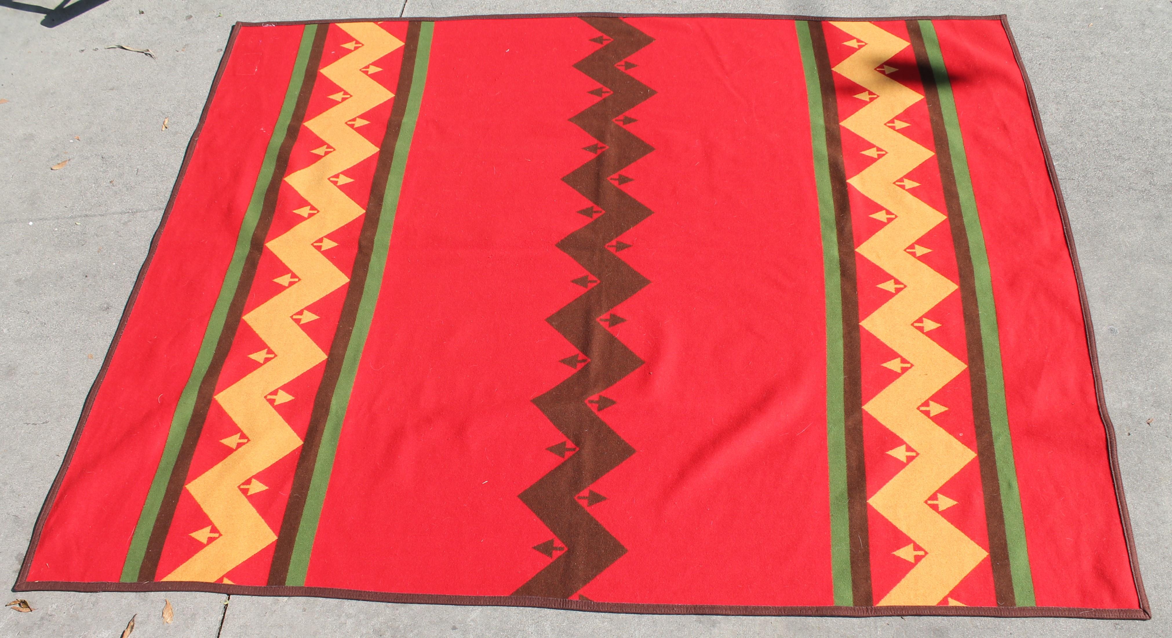 Native American Pendleton Indian Design Camp Blanket