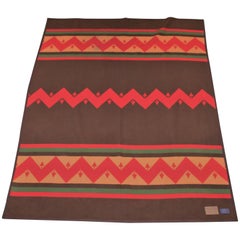 Vintage Pendleton Indian Design Camp Blanket