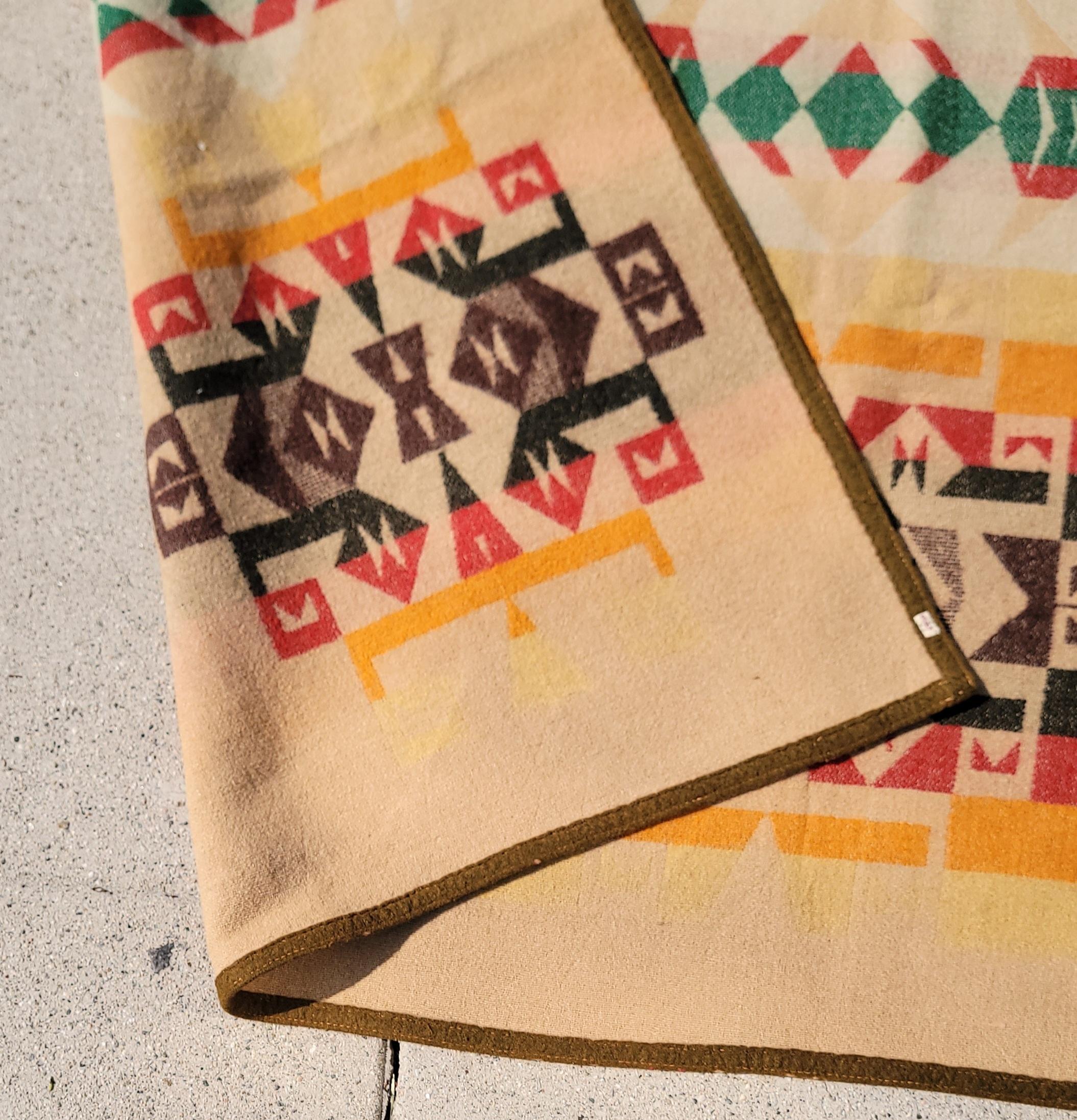 Pendleton Indian Design Cayuse - Manta de campamento Estadounidense en venta
