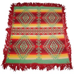 Used Pendleton Indian Design Cayuse Child's Blanket