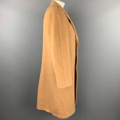 PENDLETON Size L Camel Virgin Wool Notch Lapel Coat