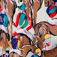 PENDLETON Size M Multi Color Equestrian 2 Pockets Camp Shirt