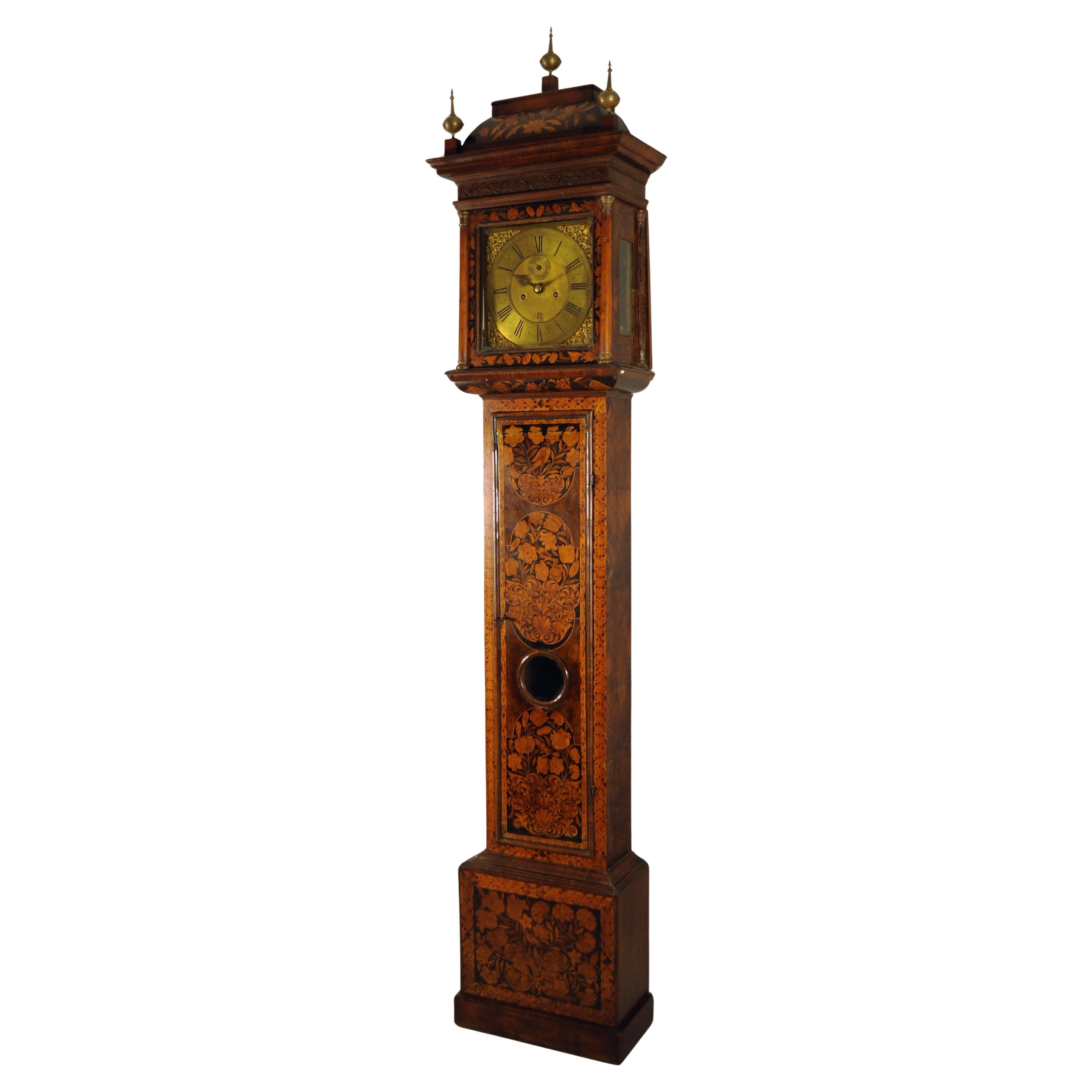 English column clock hour and half-hour chime. FABIAN ROBIN London. 18th 18th Century