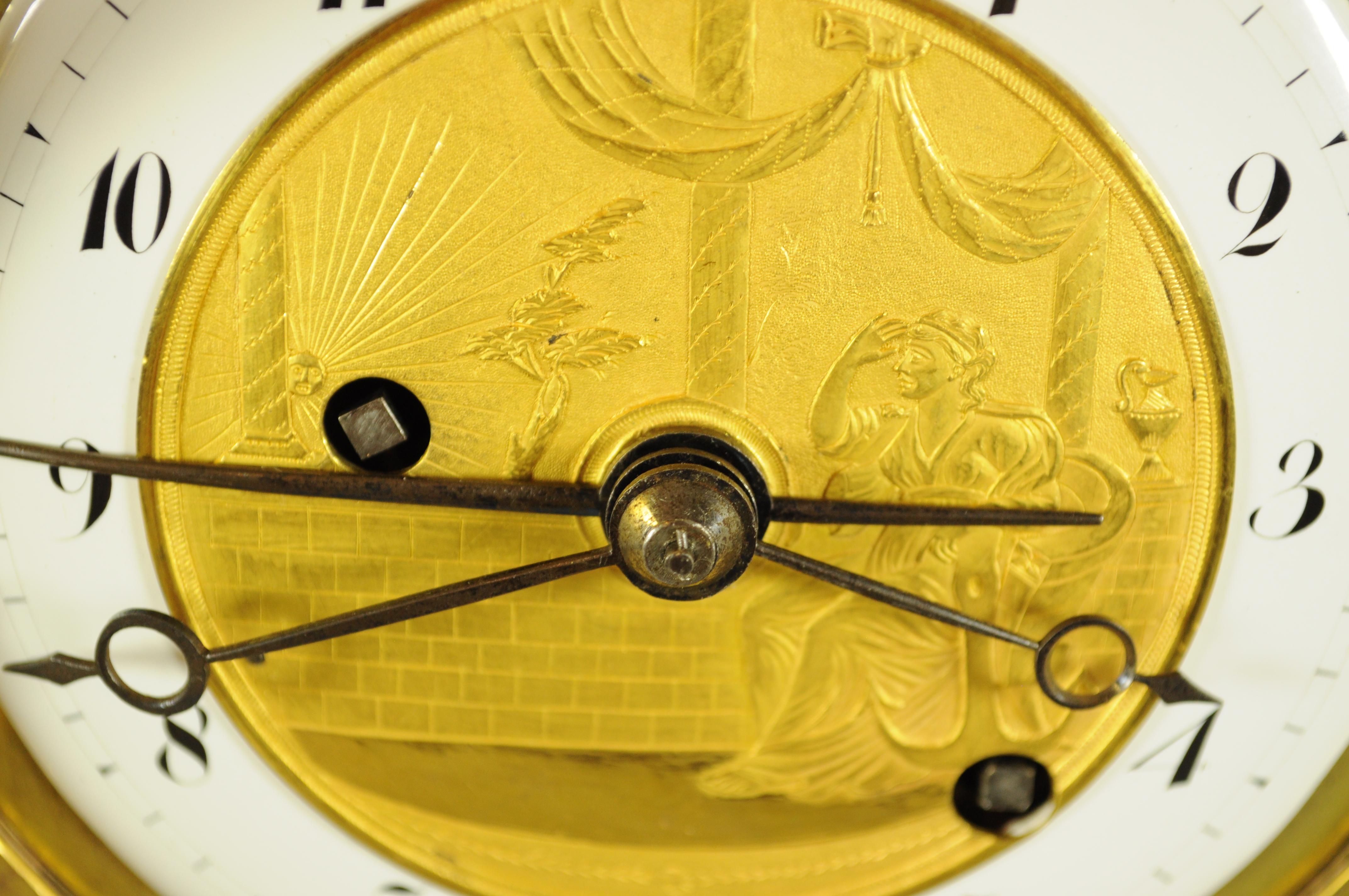 Orologio da viaggio officier suoneria ore quarti, sveglia 