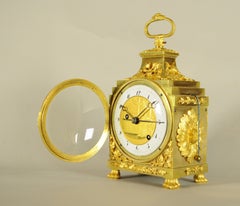 Horloge de voyage officier suoneria ore quarti, sveglia LeRoy et Fils XVIIIe siècle