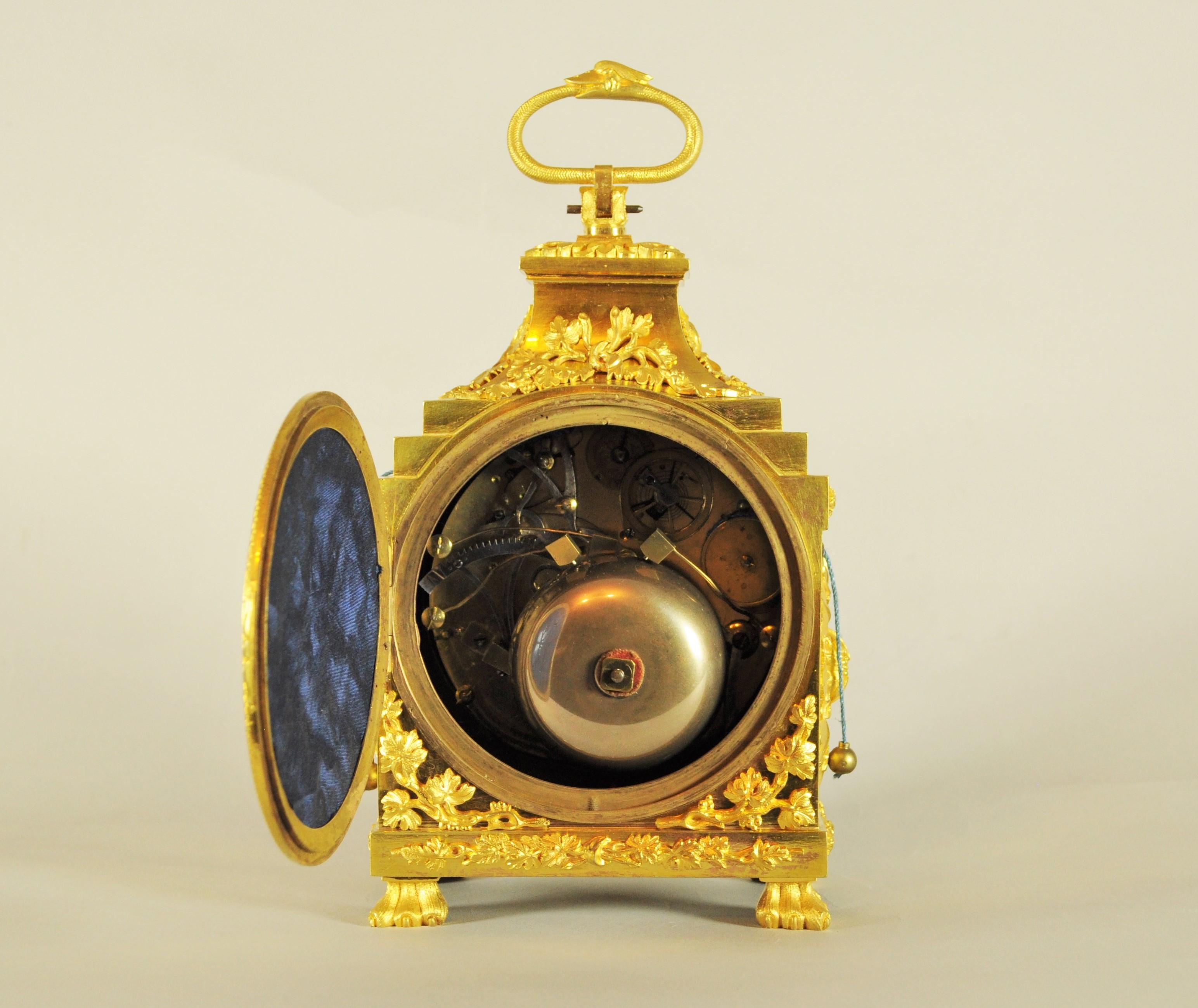 Orologio da viaggio officier suoneria ore quarti, sveglia 