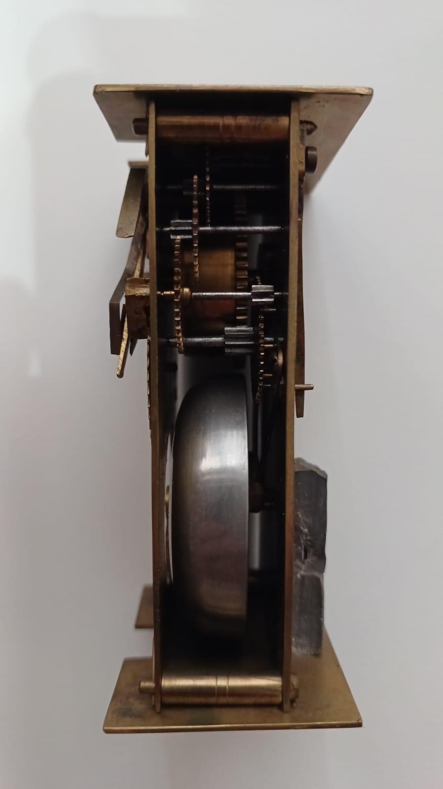 Pendola GIAPPONESE “SHAKU DOKEI” LEGNO “SHITAN” suoneria nel pendolo, tardo Edo in vendita 5